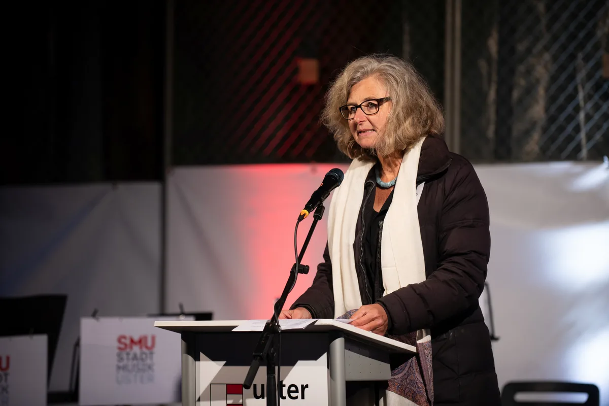 Barbara Thalmann, Stadtpräsidentin von Uster. Barbara Thalmann, Stadtpräsidentin von Uster.